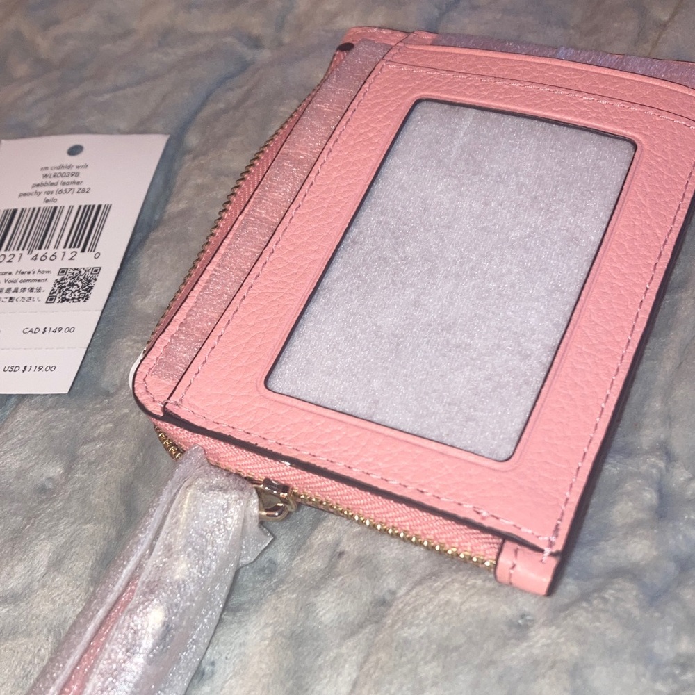Kate Spade Blush Pink Card /wristlet - Picture 3 of 4